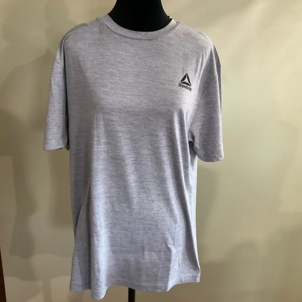Reebok‎ Men's Heather Gray Short Sleeve Tee